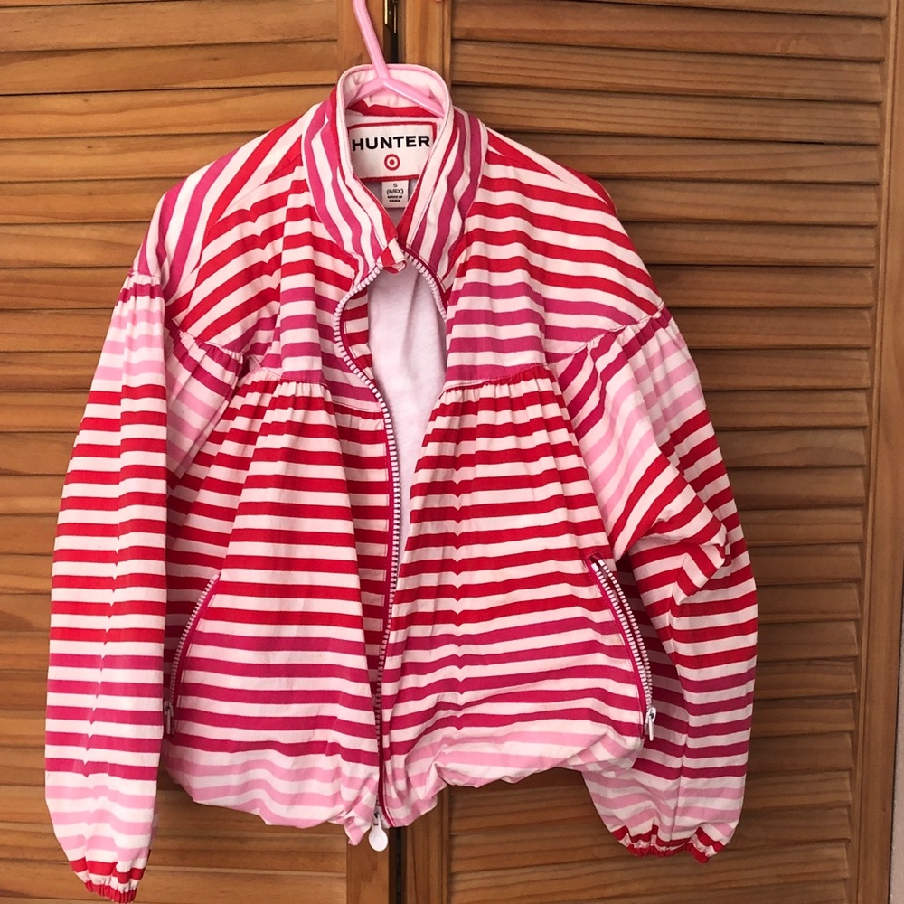 Hunter Pink and Red Striped Jacket